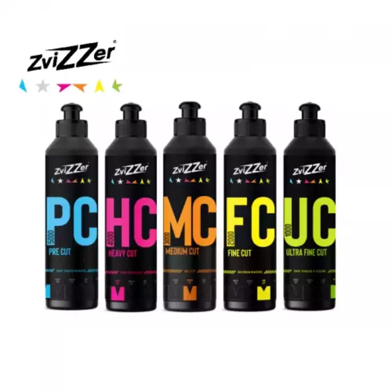 ZVIZZER Sada kit 5 X 250 ml leštících past