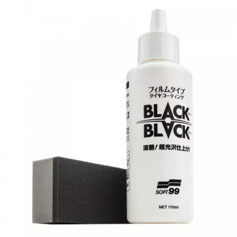 SOFT99 Black Black 110 ml - keramická ochrana pneumatik