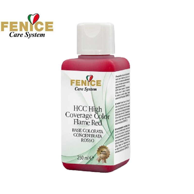 FENICE HCC Flame Red 250 ml Barva na kůži pro Air brush