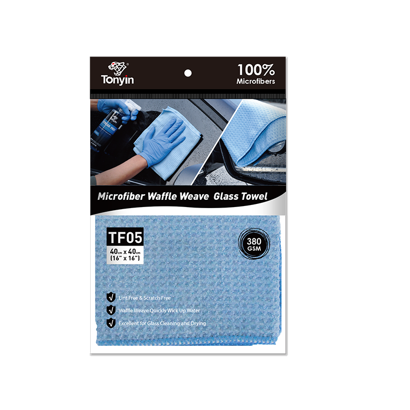TONYIN Microfiber Waffle Weave Glass Towel-Wafflová utěrka