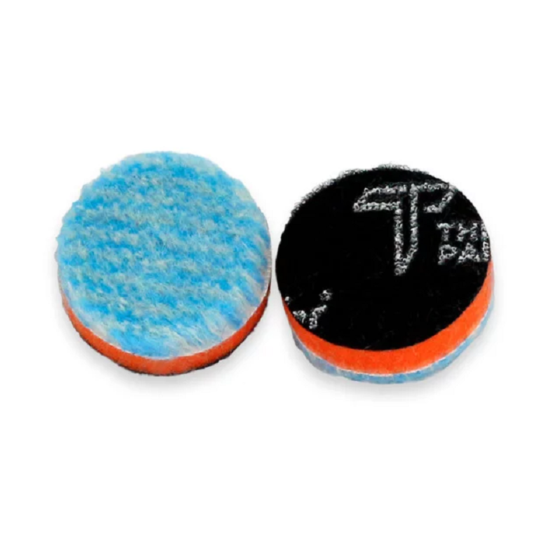 ZviZZer Thermo Hybrid Wool pad ORANGE 60 mm Hrubý leštící vlněný pad pro excentrické leštičky