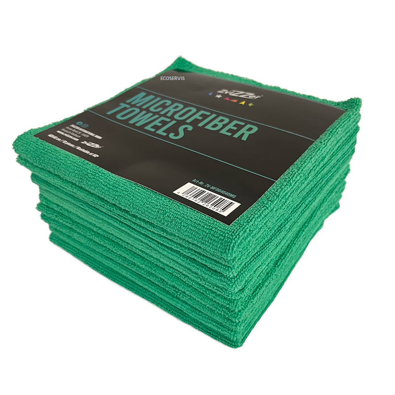 ZviZZer Microfiber Towels Mint 10 ks 40x40 cm