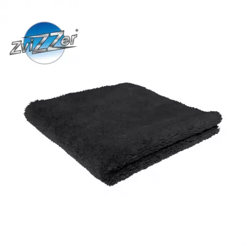ZVIZZER Microtowel Black 40x40 cm leštící jemné mikrovlákno na skla 500gsm