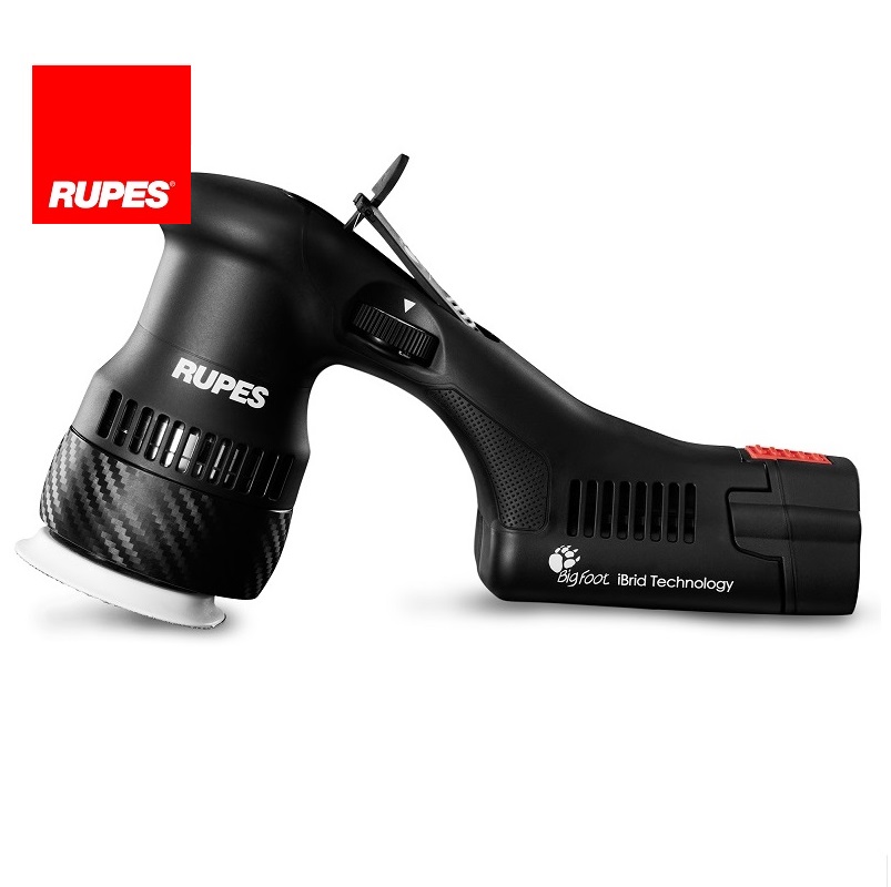 RUPES BIGFOOT HLR75 MINI IBRID POLISHER Mini Aku leštička 75 mm, výkmit 12 mm + Nabíječ a 2 ks baterií