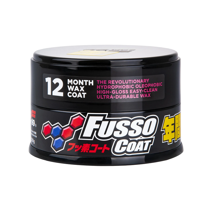 SOFT99 New Fusso Coat 12 Months Wax Dark 200 gr. syntentický vosk na tmavé laky s životností 12 měsíců