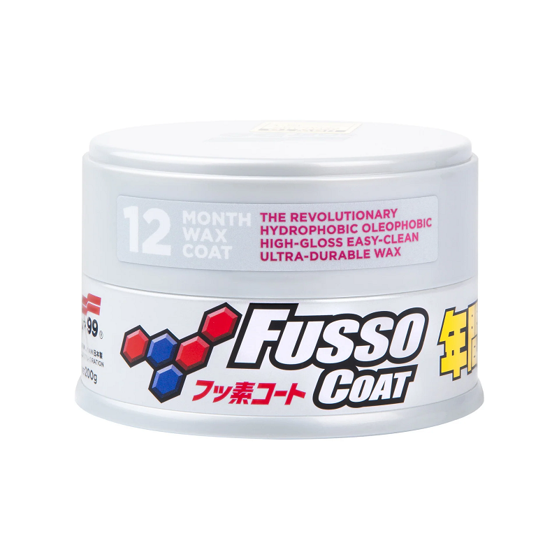 SOFT99 New Fusso Coat 12 Months Wax Light 200 gr. syntentický vosk na světlé laky s životností 12 měsíců