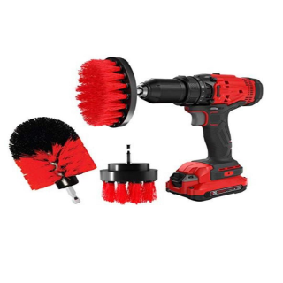 TONYIN Drill Brush Set - červený