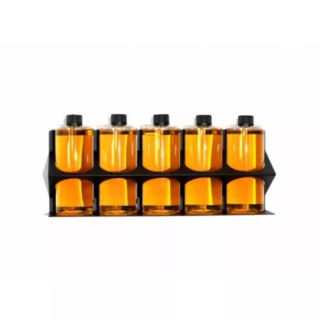 POKA PREMIUM Bottle Holder WOL Držák na zeď nebo vozík na 5 láhví do 1,0 l