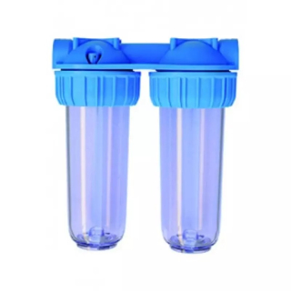 IDROBASE Duplex Filter Dvojitý nástěnný Filtr 10´pro kvalitní filtraci vody