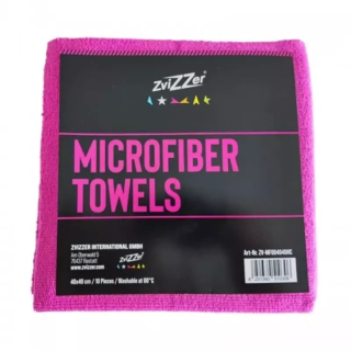 ZviZZer Microfiber Towels Red 10 ks 40x40 cm